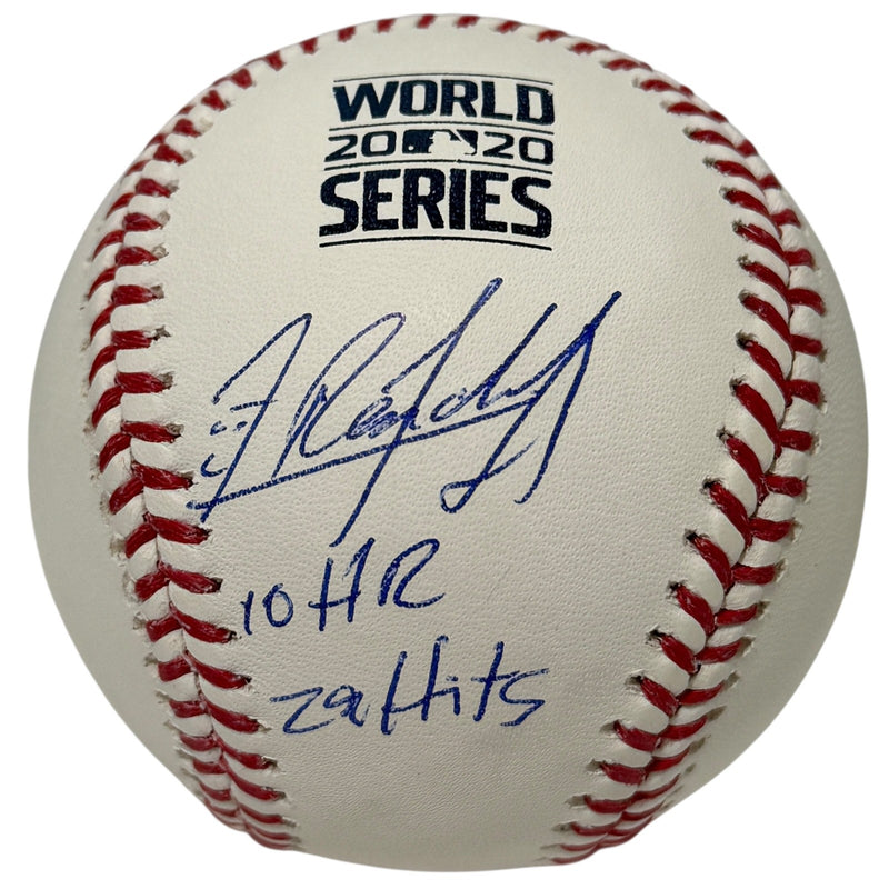 Randy Arozarena Signed 2020 World Series Baseball w/ Inscriptions