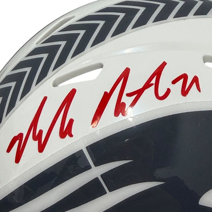 Malcolm Butler Signed Patriots Salute Mini Helmet (SB XLIX GW INT)