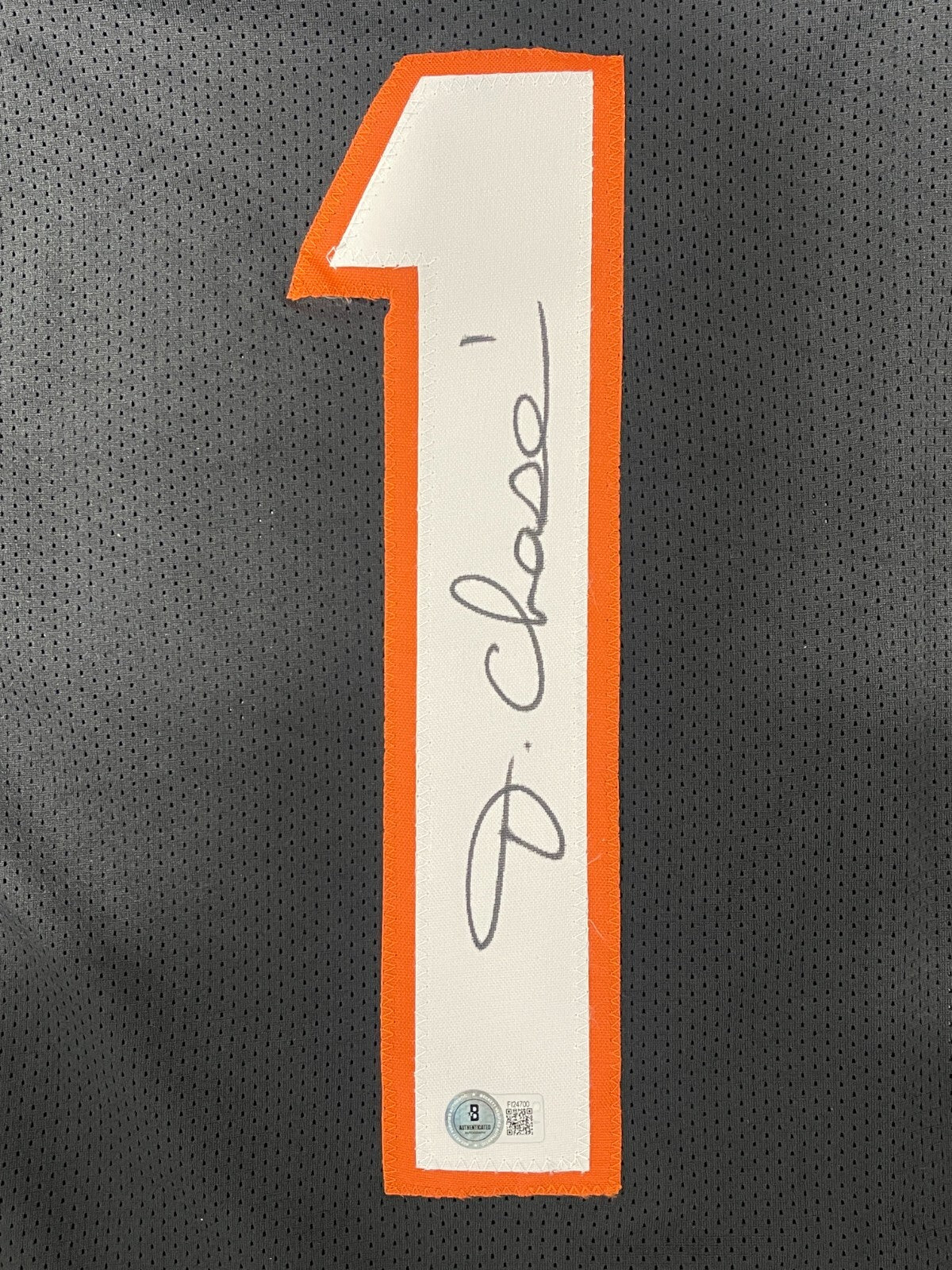 Ja'Marr Chase Signed Cincinnati Bengals Custom Black Jersey (Beckett COA)