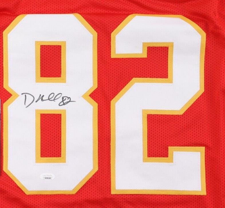 Dante Hall Kansas City Chiefs Signed Custom Stitched Jersey JSA