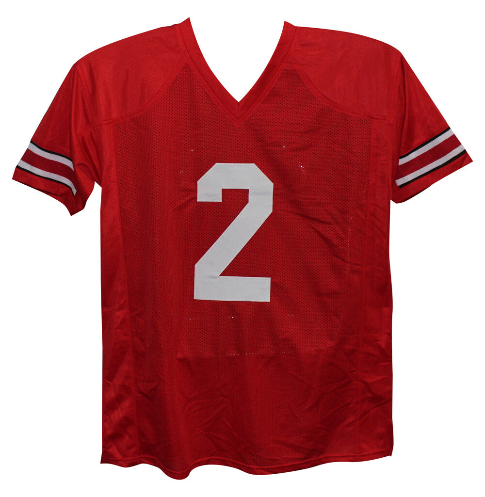 Cris Carter Signed Ohio State Buckeyes Custom College Style Jersey