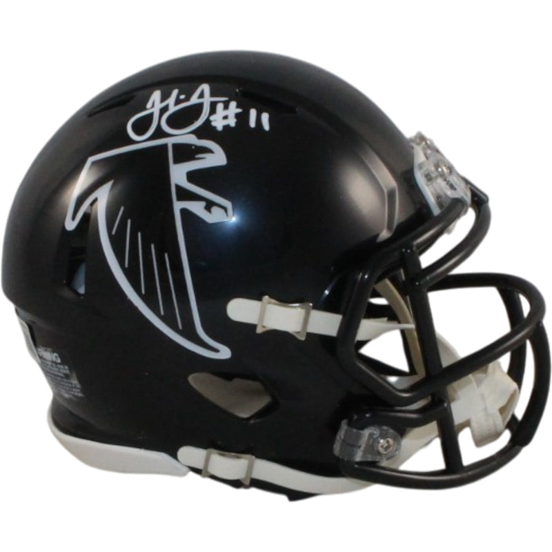 Julio Jones Autographed Atlanta Falcons Throwback Mini Helmet