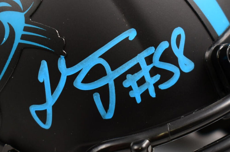 Thomas Davis Signed Carolina Panthers Eclipse Speed Mini Helmet