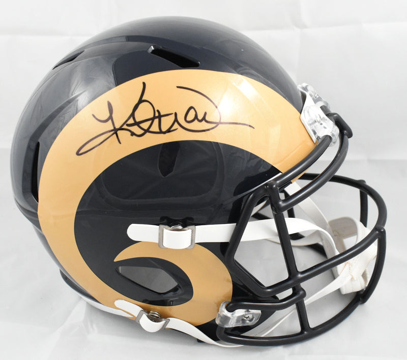 Kurt Warner Signed St. Louis Rams Full Size Speed Helmet