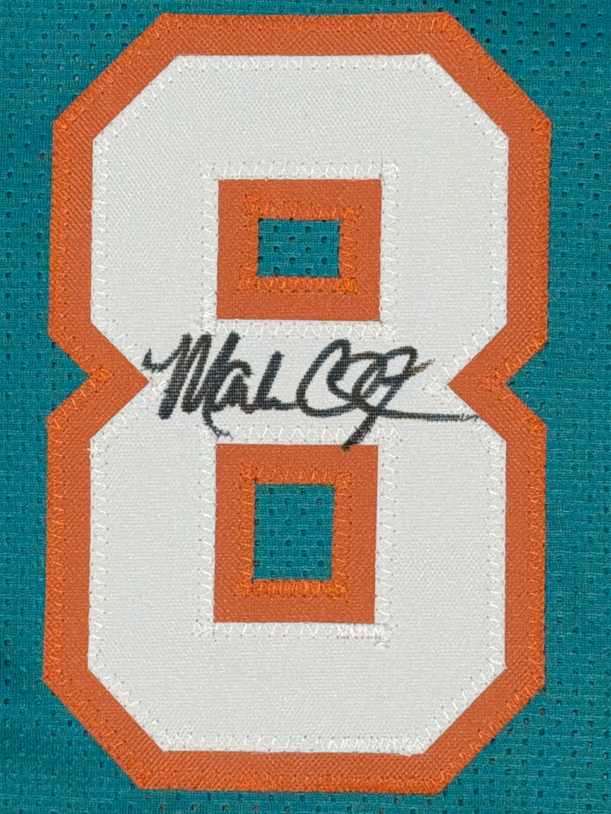 Mark Clayton & Mark Duper Signed Miami Dolphins Custom Jersey