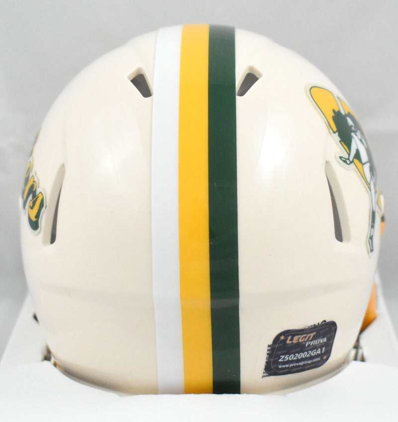 Sterling Sharpe Autographed Green Bay Packers Retro Speed Mini Helmet