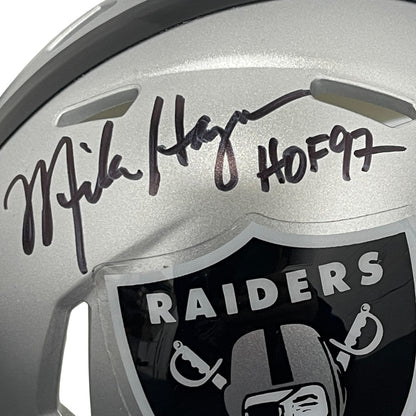 Mike Haynes Signed Las Vegas Raiders Speed Mini Helmet HOF 97