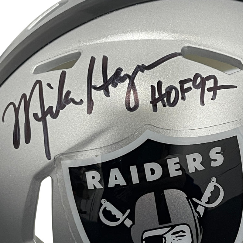 Mike Haynes Signed Las Vegas Raiders Speed Mini Helmet HOF 97