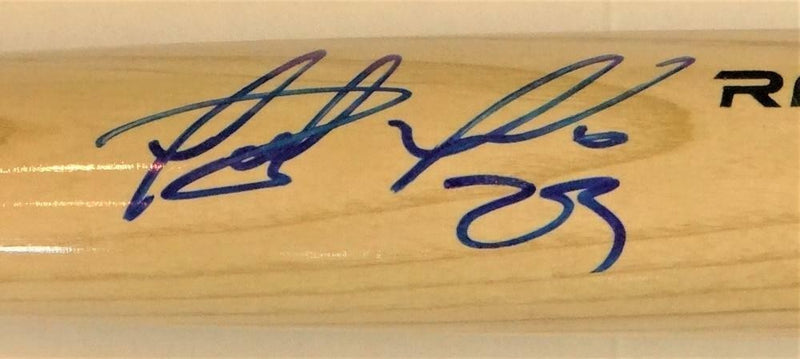 Fernando Tatis Jr Autographed Rawlings Pro Blonde Baseball Bat