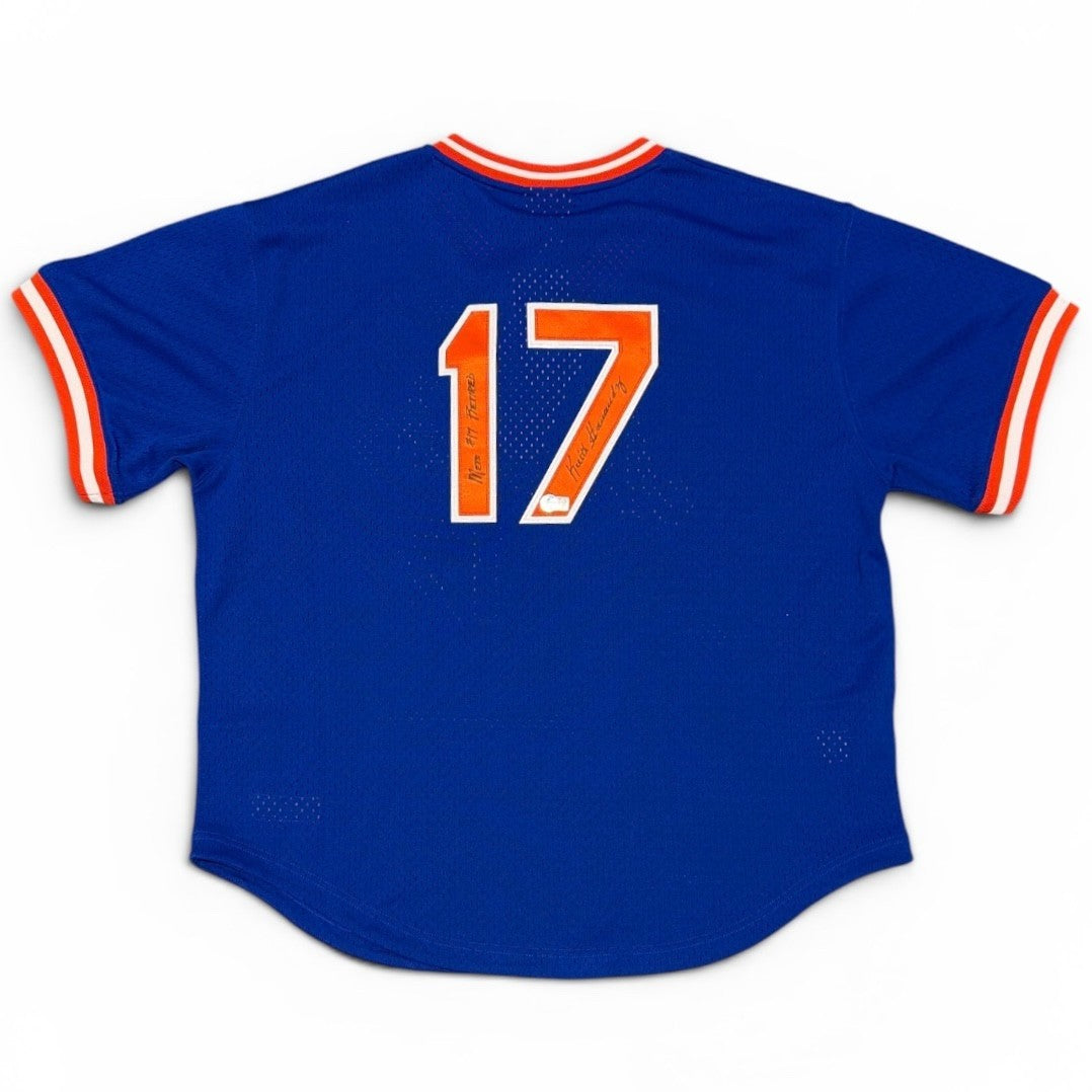 Keith Hernandez Signed New York Mets Mitchell & Ness Jersey