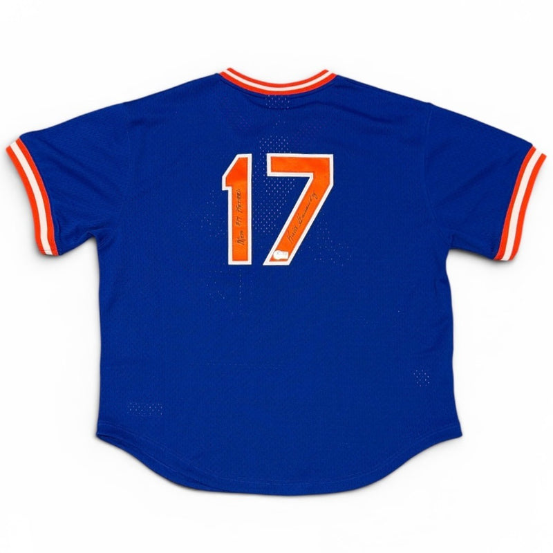 Keith Hernandez Signed New York Mets Mitchell & Ness Jersey