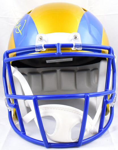 Kurt Warner Signed Rams Full Size Flash Speed Helmet