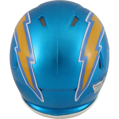 Justin Herbert Signed Los Angeles Chargers Flash Alternate Mini Helmet