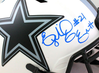 Ezekiel Elliott Signed Dallas Cowboys Authentic Lunar Full Size Helmet
