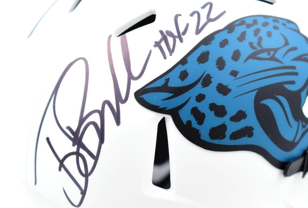 Tony Boselli Signed Jacksonville Jaguars Lunar Speed Mini Helmet