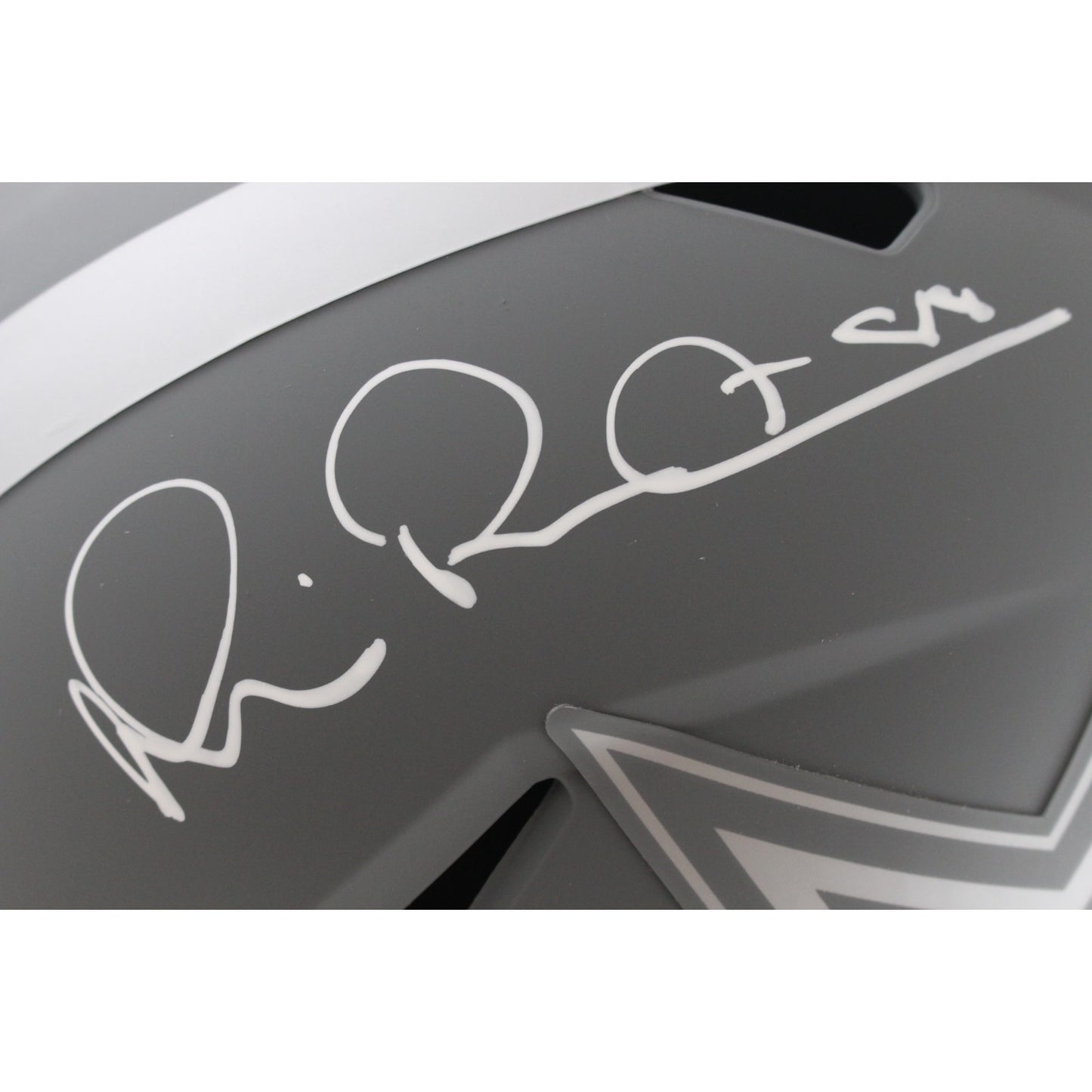 Troy Aikman, Emmitt Smith & Michael Irvin Dallas Cowboys Slate Full Size Helmet