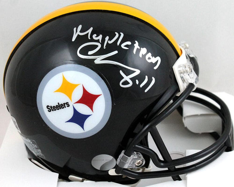Chase Claypool Signed Pittsburgh Steelers Mini Helmet "Mapletron" Inscription