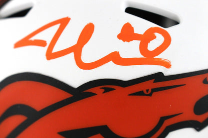 Jonathon Cooper Denver Broncos Autographed Lunar Mini Helmet