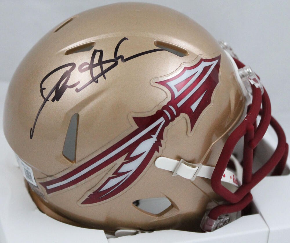 Deion Sanders Signed Florida State Seminoles Speed Mini Helmet
