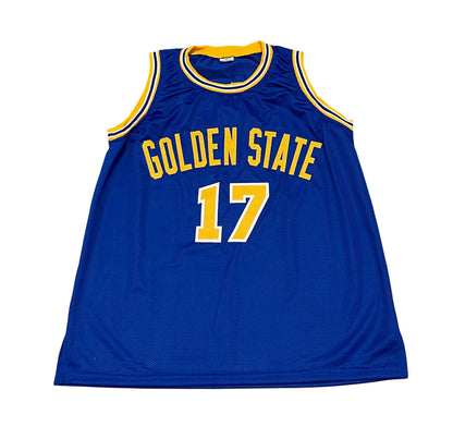 Chris Mullin Signed Golden State Warriors Custom Jersey (Beckett COA)