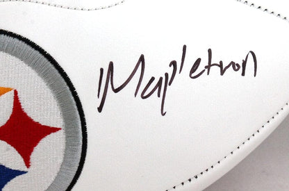 Chase Claypool Signed Pittsburgh Steelers Logo Football "Mapletron"