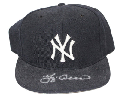 Yogi Berra Signed New York Yankees New Era Baseball Hat (Size 7 1/2)