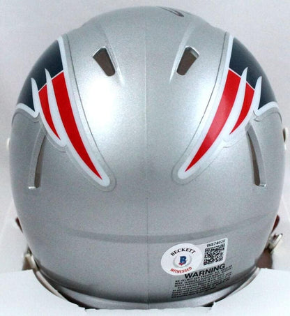 Damien Harris Signed New England Patriots Speed Mini Helmet