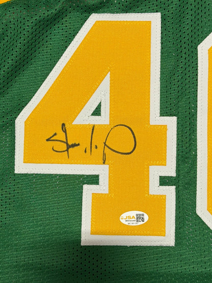 Shawn Kemp Seattle Supersonics Signed Custom Basketball Jersey