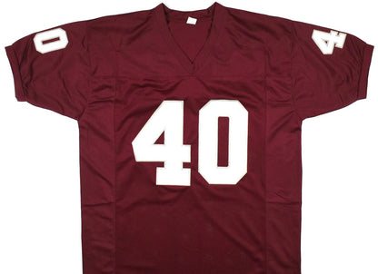 Von Miller Signed Maroon Custom College Style Jersey