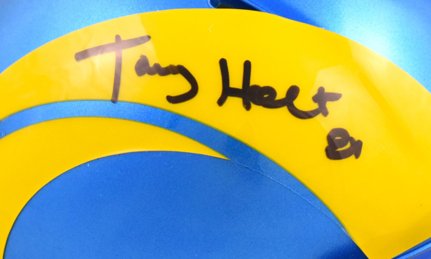 Torry Holt Autographed Los Angeles Rams Speed Mini Helmet