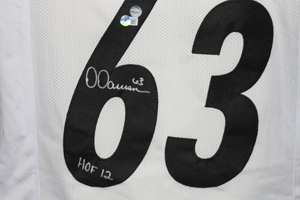 Dermontti Dawson Signed Pittsburgh Steelers Custom Jersey (Beckett)