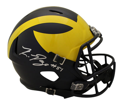 Kwity Paye Michigan Wolverines Autographed Full Size Speed Helmet