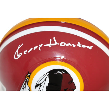 Kenny Houston Signed Washington Redskins Throwback Mini Helmet