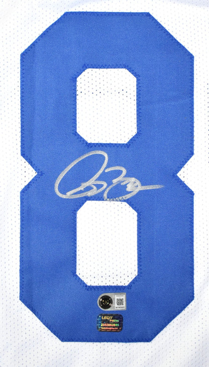 Isaac Bruce Signed Los Angeles Rams White Custom Jersey