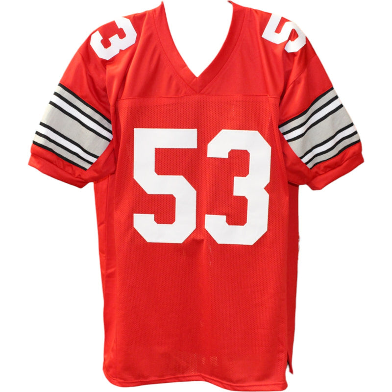 Randy Gradishar Signed College Style Red Jersey (2x All American)