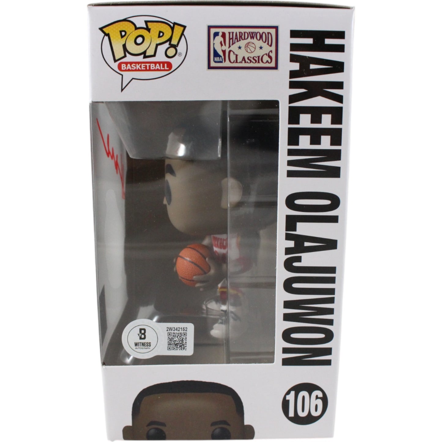 Hakeem Olajuwon Autographed Houston Rockets Funko Pop! #106