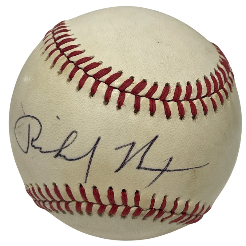 Richard Nixon Signed Official National League Baseball JSA LOA
