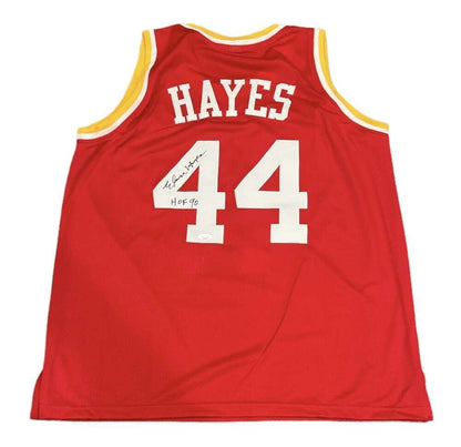 Elvin Hayes Autographed Houston Rockets Custom Jersey (HOF 90)