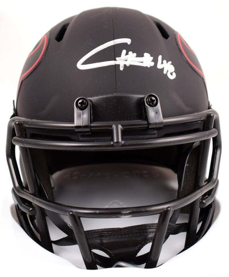 Christian Harris Signed Houston Texans Eclipse Speed Mini Helmet