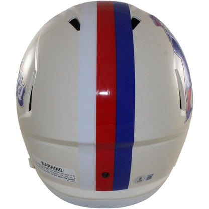 Darrelle Revis Signed New England Patriots Full Size Retro Helmet