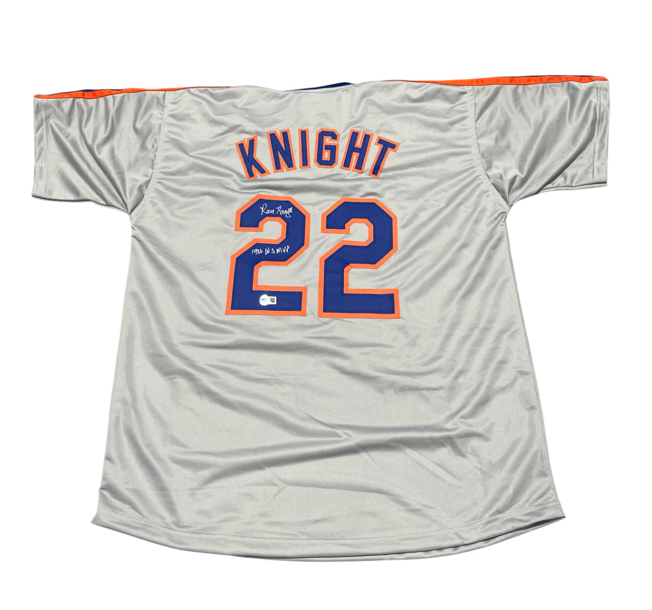 Ray Knight New York Mets Signed Custom Jersey (1986 WS MVP) BAS