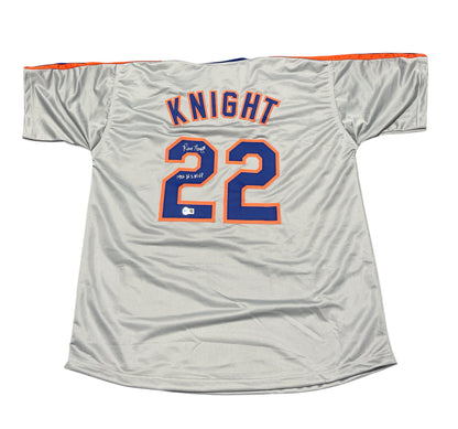 Ray Knight New York Mets Signed Custom Jersey (1986 WS MVP) BAS