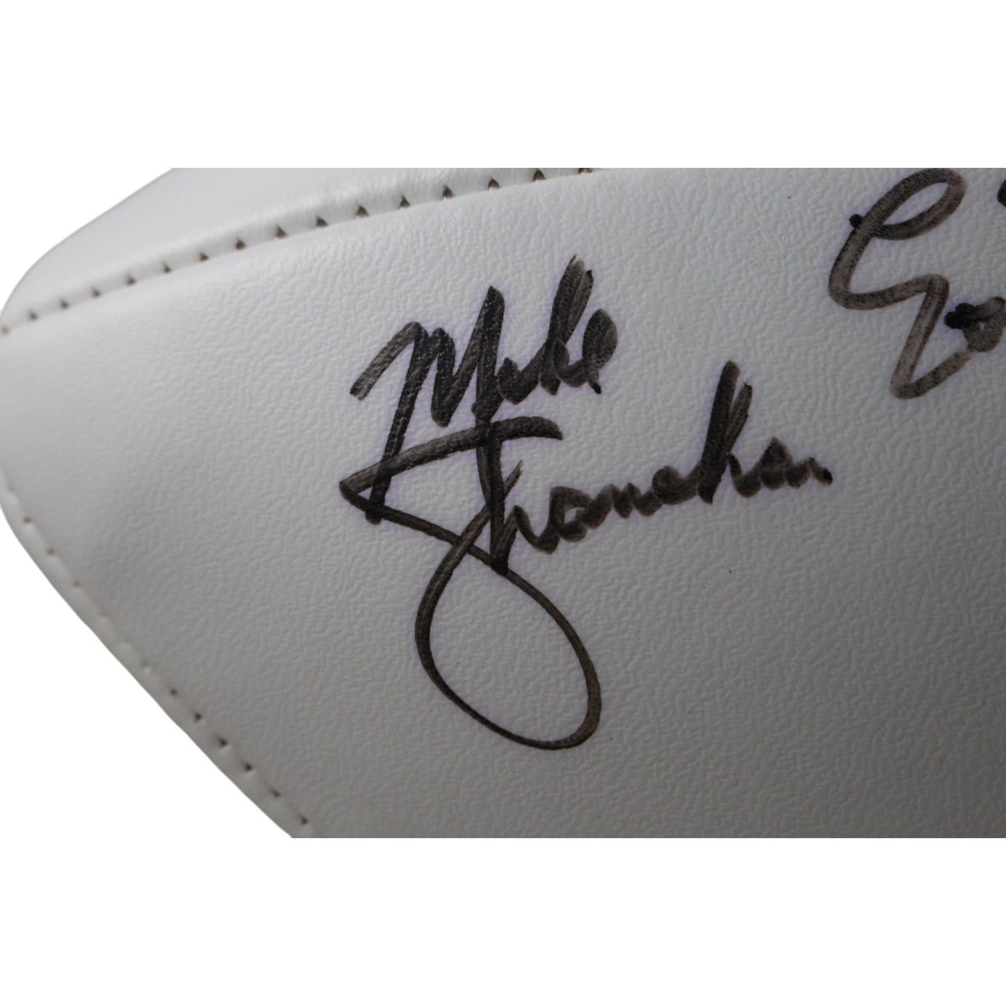 Mike Shanahan, Rod Smith & Jason Elam Signed Denver Broncos 2002 Team Football