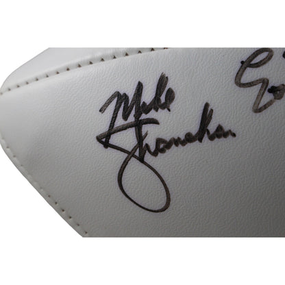 Mike Shanahan, Rod Smith & Jason Elam Signed Denver Broncos 2002 Team Football