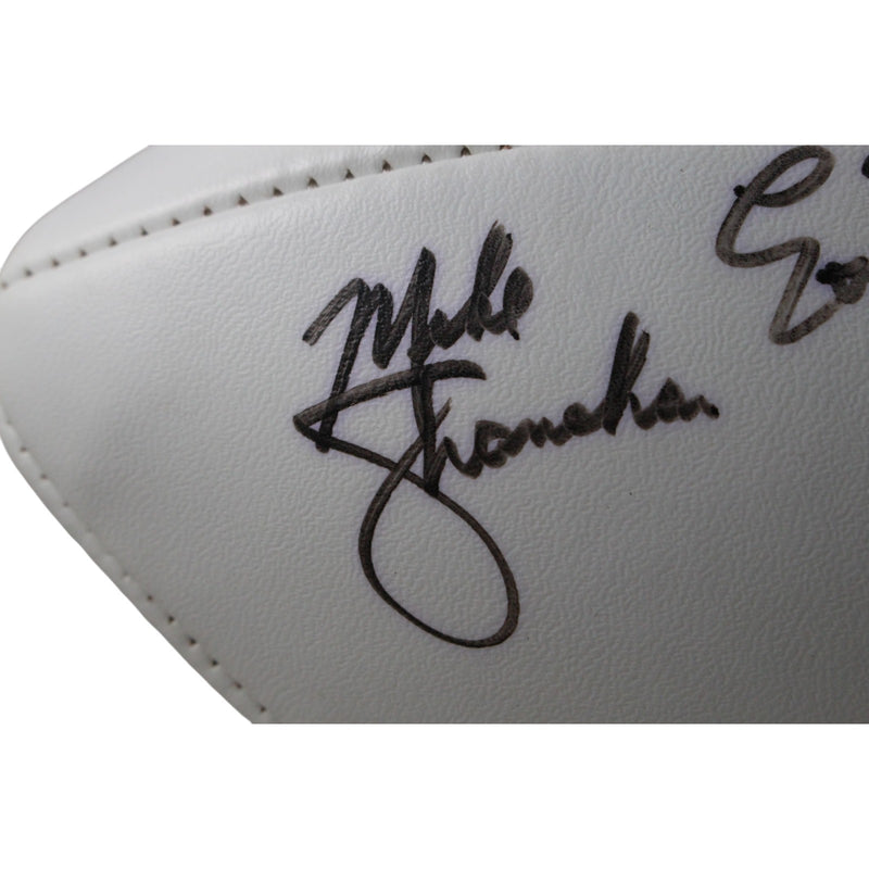 Mike Shanahan, Rod Smith & Jason Elam Signed Denver Broncos 2002 Team Football