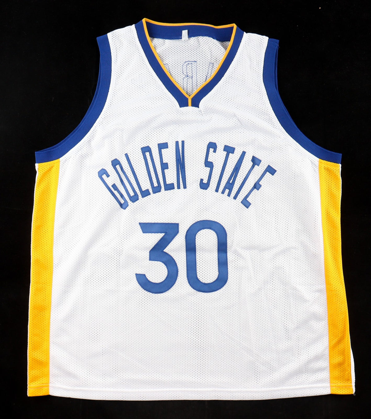 Steph Curry Autographed Golden State Warriors White Custom Jersey