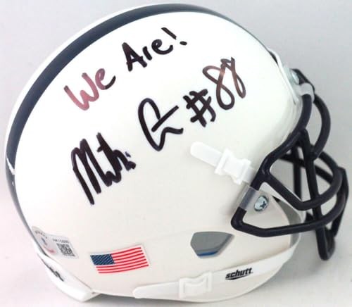 Mike Gesicki Autographed Penn State Nittany Lions Black Mini Helmet