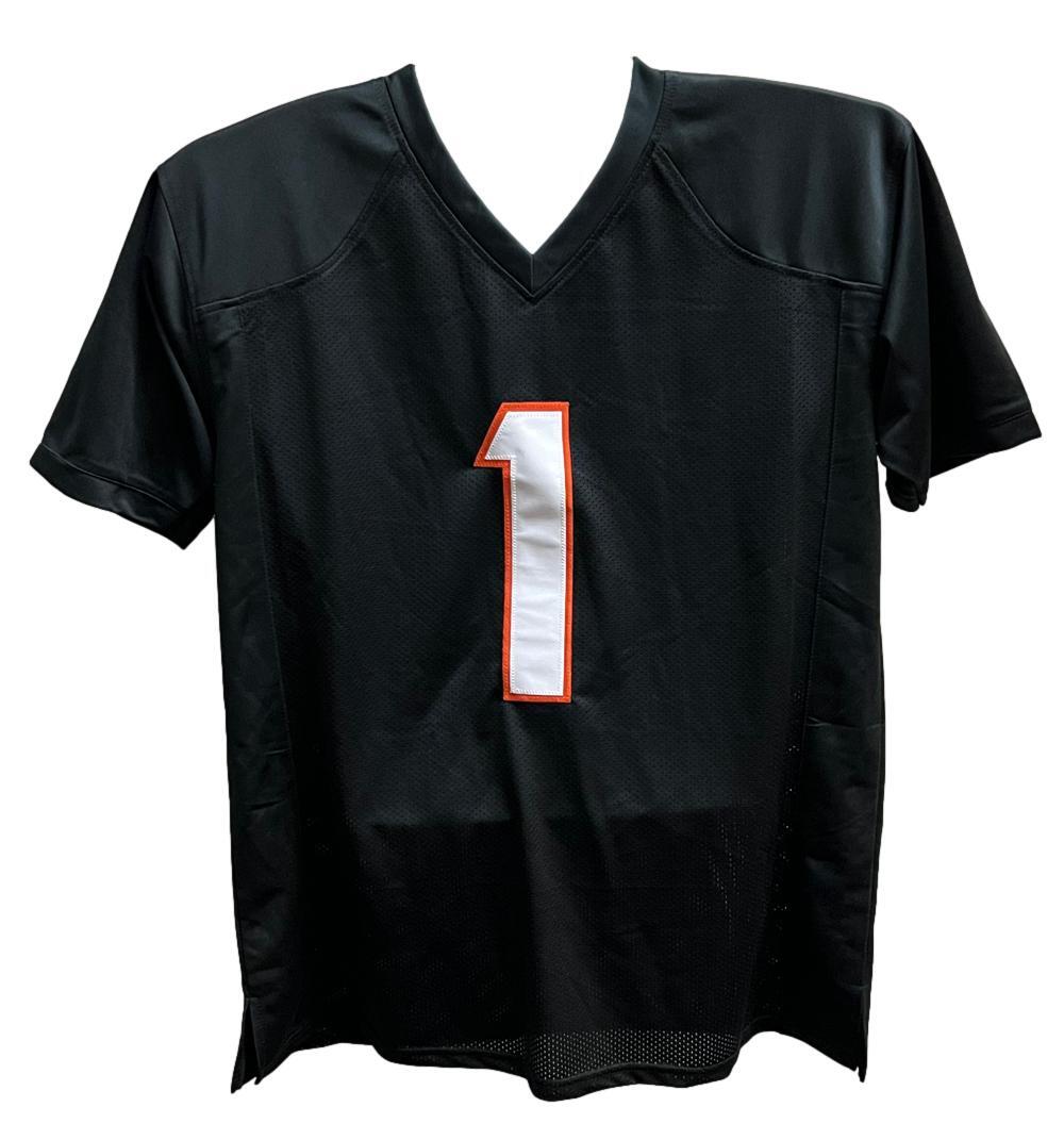 Ja'Marr Chase Autographed Black Pro Style Jersey
