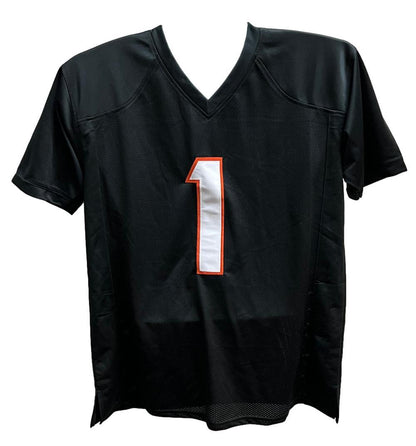 Ja'Marr Chase Autographed Black Pro Style Jersey