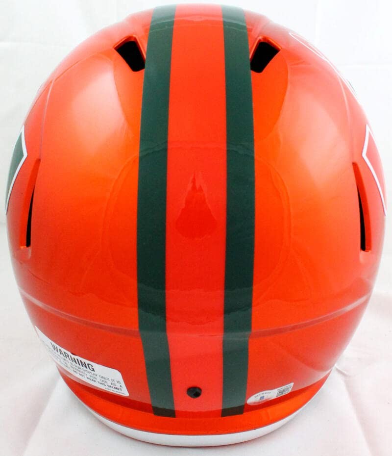 Warren Sapp Signed Miami Hurricanes Full Size Flash Speed Helmet